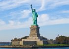 Statue of Liberty  Statue of Liberty seen from the Circle Line ferry, Manhattan, New York : America, Manhattan, New York, USA, abroad, holiday, landmark, liberty, monument, sky, statue, tourist attraction, water